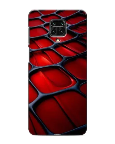 Чехол для Xiaomi Redmi Note 9S с картинкой «Красная глянцевая сетка» Чехол для Xiaomi Redmi Note 9S с картинкой «Красная глянцевая сетка»