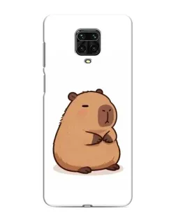 Чехол для Xiaomi Redmi Note 9S с картинкой «Толстенькая капибара»