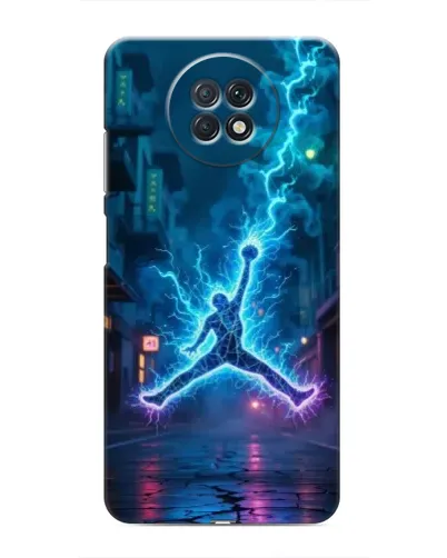 Чехол для Xiaomi Redmi Note 9T с картинкой «Jordan Gold Jumpman»