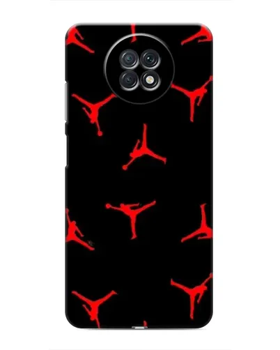 Чехол для Xiaomi Redmi Note 9T с картинкой «Jordan Red Pattern»