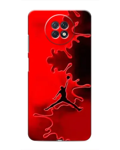 Чехол для Xiaomi Redmi Note 9T с картинкой «Jordan Red Smoke»