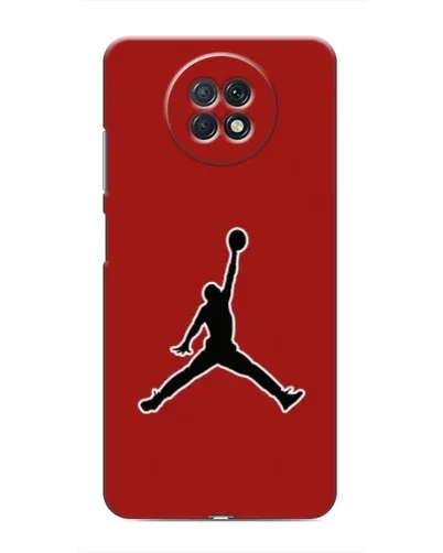 Чехол для Xiaomi Redmi Note 9T с картинкой «Jordan Red Back»