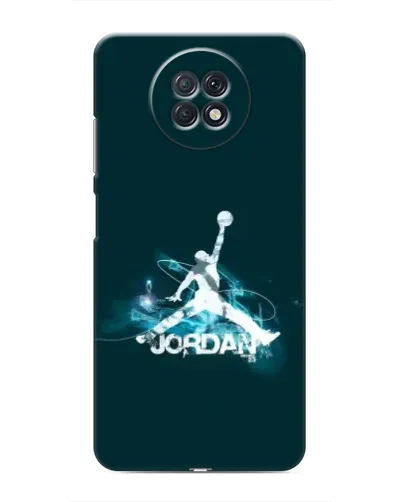Чехол для Xiaomi Redmi Note 9T с картинкой «Jordan Blue Fire»
