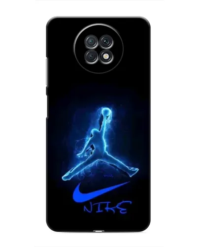 Чехол для Xiaomi Redmi Note 9T с картинкой «Jordan Neon Blue»
