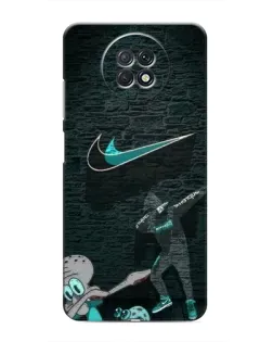 Чохол для Xiaomi Redmi Note 9T з картинкою «Спортивний арт Nike»