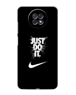 Чохол для Xiaomi Redmi Note 9T з картинкою «Текстовий принт Nike»