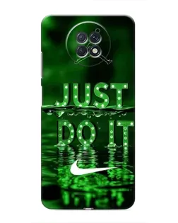 Чохол для Xiaomi Redmi Note 9T з картинкою «Зелений неоновий Nike»