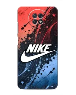 Чохол для Xiaomi Redmi Note 9T з картинкою «Градієнтний принт Найк»