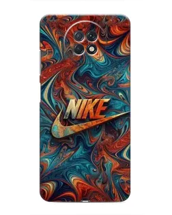 Чохол для Xiaomi Redmi Note 9T з картинкою «Nike в абстракції»