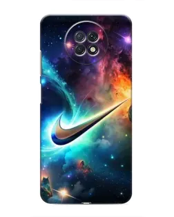 Чохол для Xiaomi Redmi Note 9T з картинкою «Космічний Nike Swoosh»