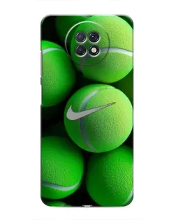 Чохол для Xiaomi Redmi Note 9T з картинкою «Тенісні м'ячі Найк»