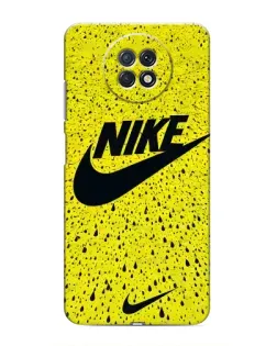 Чохол для Xiaomi Redmi Note 9T з картинкою «Жовтий текстурний Nike»