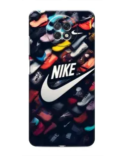 Чохол для Xiaomi Redmi Note 9T з картинкою «Колекція кросівок Nike»