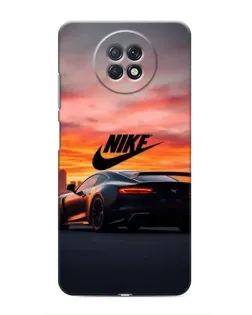 Чохол для Xiaomi Redmi Note 9T з картинкою «Nike та суперкар»