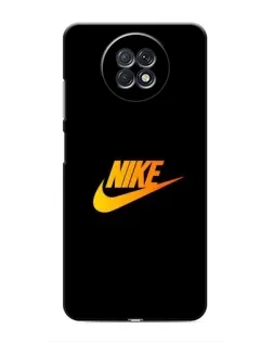 Чохол для Xiaomi Redmi Note 9T з картинкою «Золотий логотип Nike»