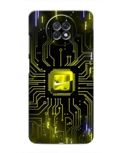 Чохол для Xiaomi Redmi Note 9T з картинкою «Nike — золота іскра» Чохол для Xiaomi Redmi Note 9T з картинкою «Nike — золота іскра»