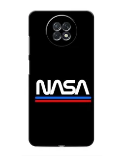 Чохол для Xiaomi Redmi Note 9T з картинкою «NASA — класика Red Blue»