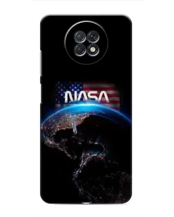 Чохол для Xiaomi Redmi Note 9T з картинкою «Земля з космосу NASA»