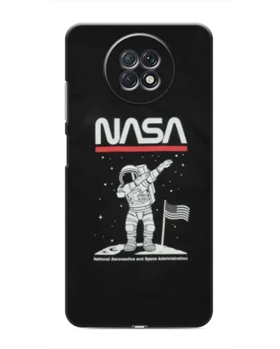 Чохол для Xiaomi Redmi Note 9T з картинкою «NASA — крокуємо по Місяцю» Чохол для Xiaomi Redmi Note 9T з картинкою «NASA — крокуємо по Місяцю»