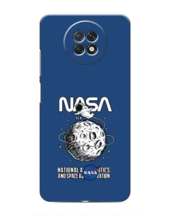 Чохол для Xiaomi Redmi Note 9T з картинкою «NASA — місячна місія»