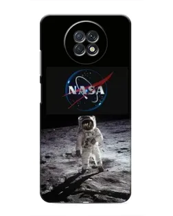 Чохол для Xiaomi Redmi Note 9T з картинкою «Астронавт на Місяці»