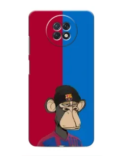 Чохол для Xiaomi Redmi Note 9T з картинкою «Bored Ape — фанат Барси»