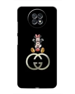 Чохол для Xiaomi Redmi Note 9T з картинкою «Мінні Маус на лого»