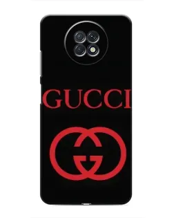 Чохол для Xiaomi Redmi Note 9T з картинкою «Gucci — червоний логотип»