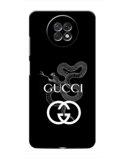 Чохол для Xiaomi Redmi Note 9T з картинкою «Gucci — срібна змія»