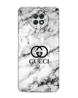 Чохол для Xiaomi Redmi Note 9T з картинкою «Gucci — мармуровий шик»