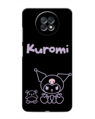 Чохол для Xiaomi Redmi Note 9T з картинкою «Kuromi — чорний мінімалізм»