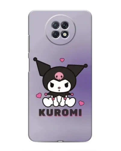 Чохол для Xiaomi Redmi Note 9T з картинкою «Kuromi — фіолетовий арт»