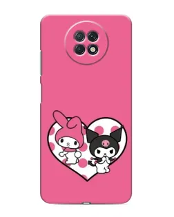 Чохол для Xiaomi Redmi Note 9T з картинкою «Kuromi та My Melody» Чохол для Xiaomi Redmi Note 9T з картинкою «Kuromi та My Melody»