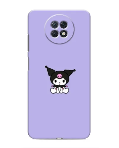 Чохол для Xiaomi Redmi Note 9T з картинкою «Kuromi — фіолетовий мінімалізм»