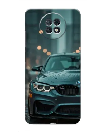 Чехол для Xiaomi Redmi Note 9T с картинкой «BMW в огнях города»