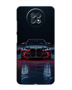 Чехол для Xiaomi Redmi Note 9T с картинкой «BMW на мокрой дороге»