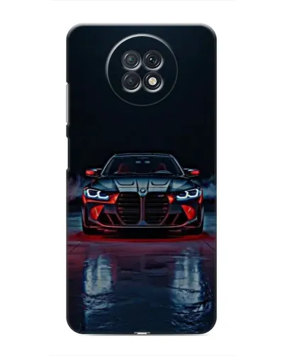 Чехол для Xiaomi Redmi Note 9T с картинкой «BMW на мокрой дороге»
