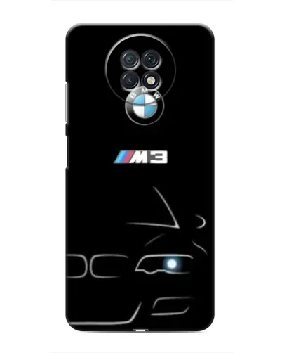 Чехол для Xiaomi Redmi Note 9T с картинкой «Минималистичный принт BMW M3»
