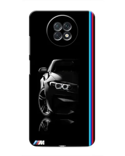 Чехол для Xiaomi Redmi Note 9T с картинкой «Силуэт BMW в темноте»