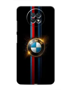 Чехол для Xiaomi Redmi Note 9T с картинкой «BMW M-Power неон»