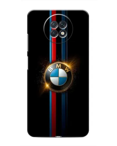 Чехол для Xiaomi Redmi Note 9T с картинкой «BMW M-Power неон»