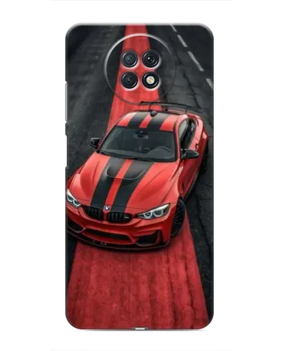 Чехол для Xiaomi Redmi Note 9T с картинкой «BMW на красной дорожке»