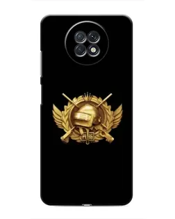 Чехол для Xiaomi Redmi Note 9T с картинкой «PUBG — оранжевый градиент»