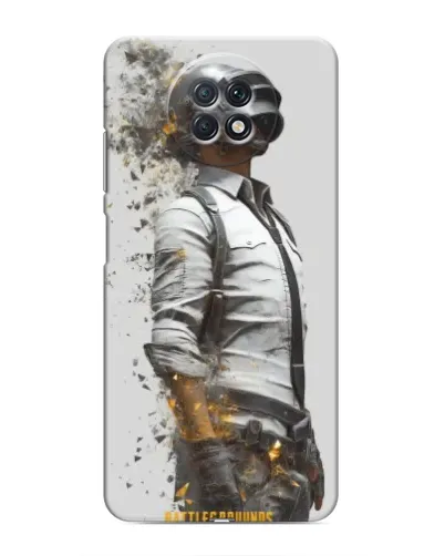 Чехол для Xiaomi Redmi Note 9T с картинкой «PUBG — боец в пыли»