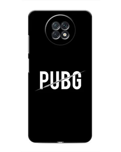 Чехол для Xiaomi Redmi Note 9T с картинкой «PUBG — белый логотип»