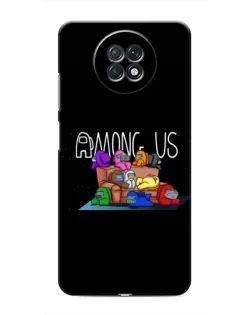 Чохол для Xiaomi Redmi Note 9T з картинкою «Логотип Among Us»