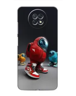 Чехол для Xiaomi Redmi Note 9T с картинкой «Among Us — 3D стиль»