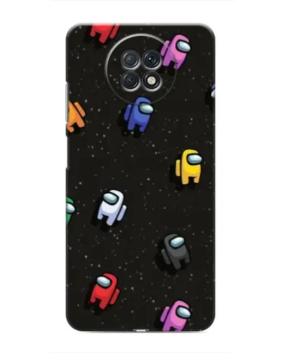 Чехол для Xiaomi Redmi Note 9T с картинкой «Космический паттерн Among Us»