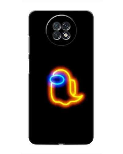 Чехол для Xiaomi Redmi Note 9T с картинкой «Among Us неоновое сияние»