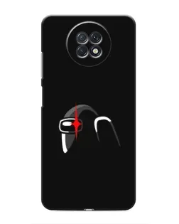 Чехол для Xiaomi Redmi Note 9T с картинкой «Among Us шлем»